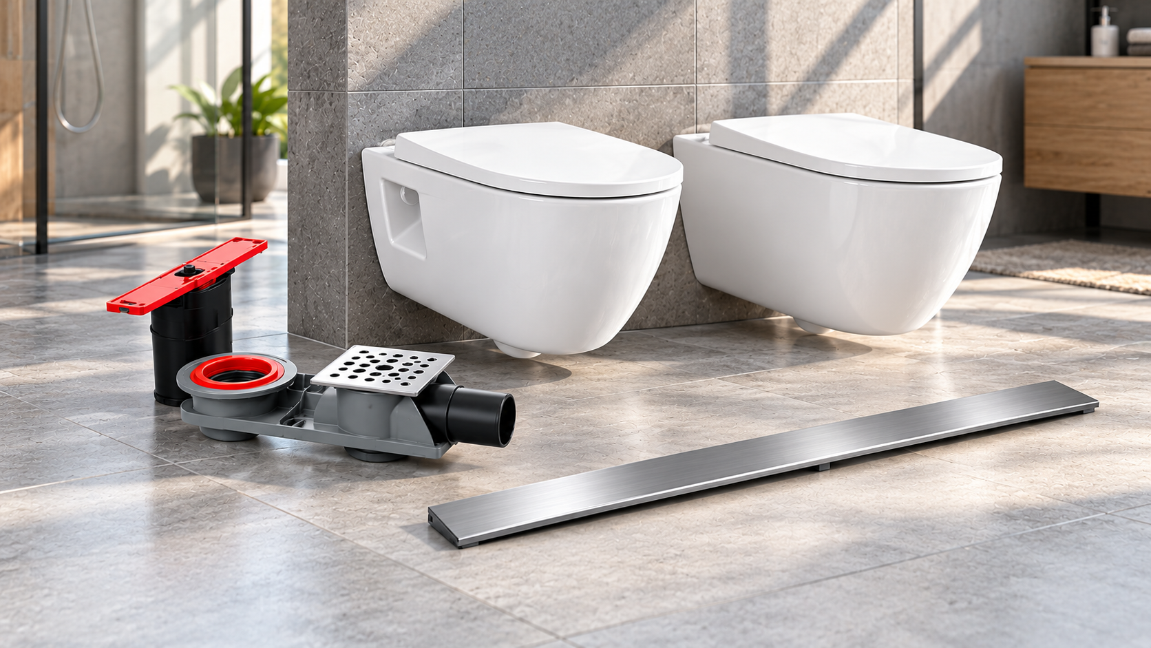Moderne Badezimmer Armaturen Im Showroom